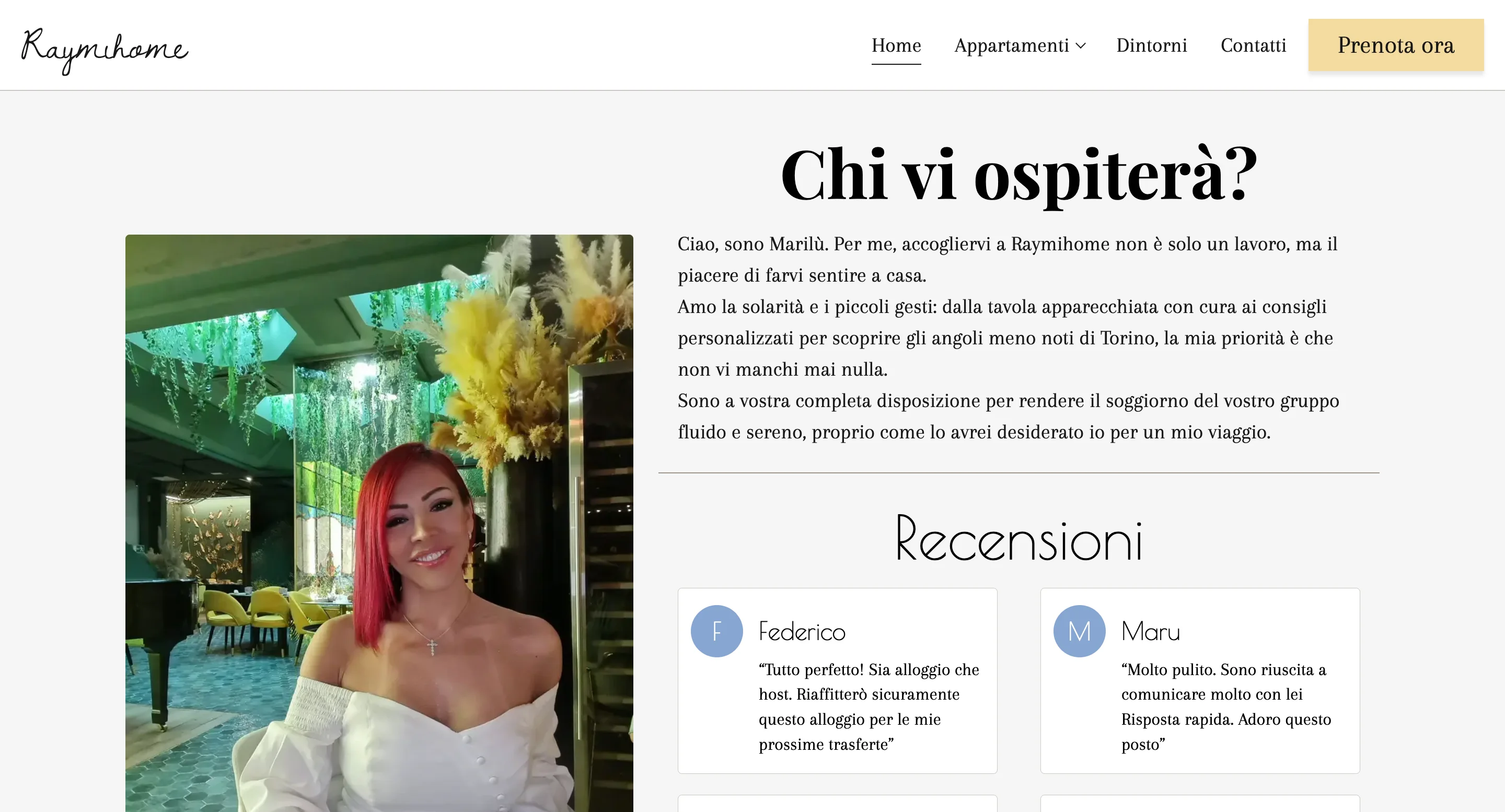 Anteprima desktop del progetto Raymihome appartamenti